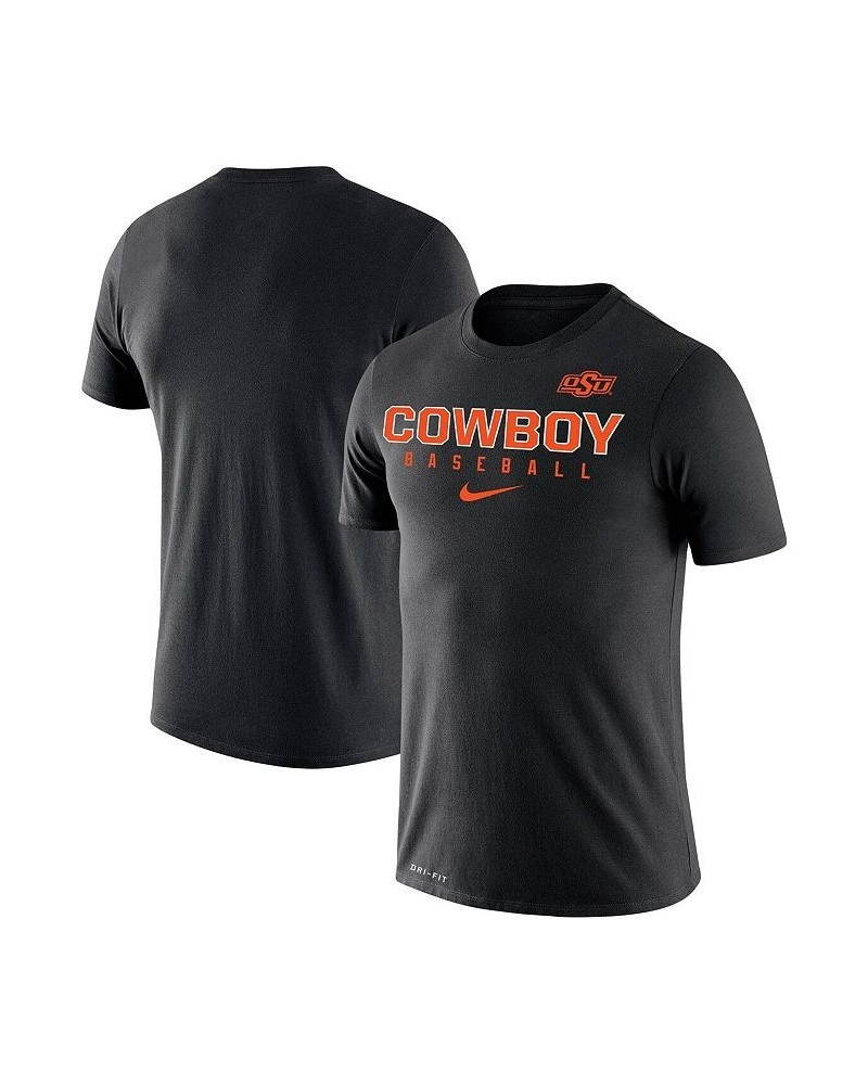 Men's Black Oklahoma State Cowboys Baseball Legend Performance T-shirt $26.49 T-Shirts