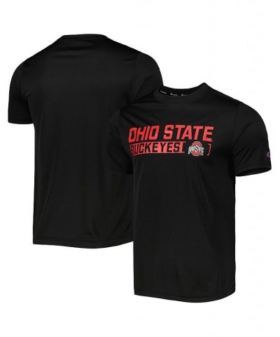 Men's Black Ohio State Buckeyes Impact Knockout T-shirt $19.94 T-Shirts