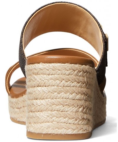 Women's Sidney Mid Wedge Espadrille Sandals PD03 $41.25 Shoes