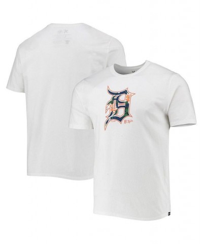 Men's x '47 Brand White Detroit Tigers Everyday T-shirt $21.60 T-Shirts