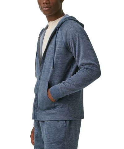 Men's Harbor Zip-Front Hoodie Blue $12.76 Sweatshirt