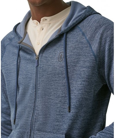 Men's Harbor Zip-Front Hoodie Blue $12.76 Sweatshirt