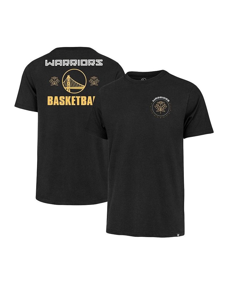 Men's Black Golden State Warriors 2022/23 City Edition Backer Franklin T-shirt $29.49 T-Shirts