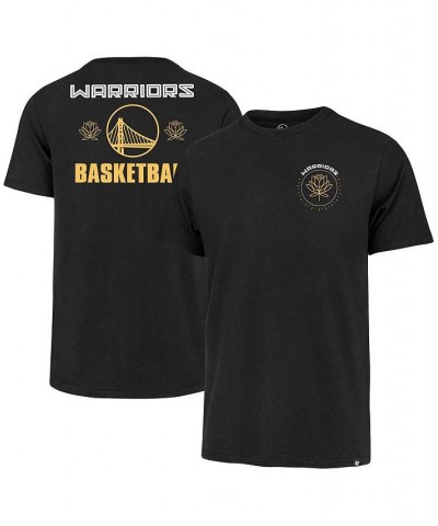 Men's Black Golden State Warriors 2022/23 City Edition Backer Franklin T-shirt $29.49 T-Shirts