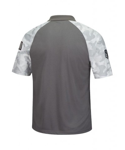 Men's Gray, Camo Virginia Cavaliers OHT Military-Inspired Appreciation Raglan Zoomie Polo Shirt $23.03 Polo Shirts