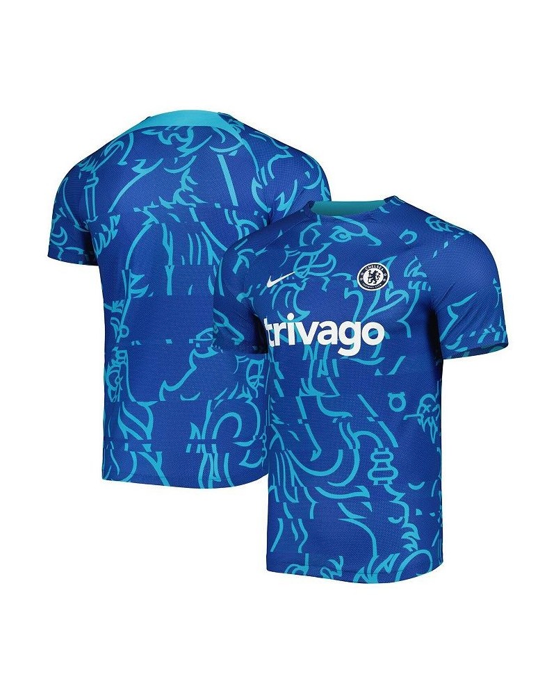 Men's Blue Chelsea 2022/23 Pre-Match Top $27.28 Jersey