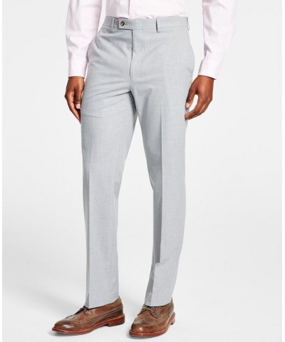 Men's Classic-Fit Solid Flat-Front Dress Pants PD05 $24.75 Pants