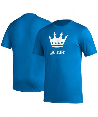 Men's Blue Charlotte FC Icon T-Shirs $23.84 T-Shirts