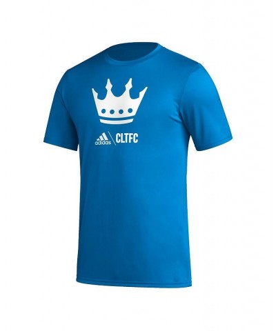 Men's Blue Charlotte FC Icon T-Shirs $23.84 T-Shirts