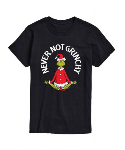 Men's Dr. Seuss The Grinch Never Not Grinchy Graphic T-shirt Black $20.99 T-Shirts