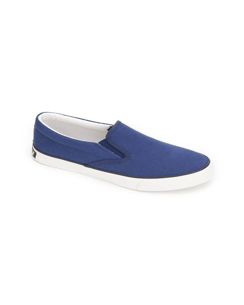 Women's The Run Slip-On Canvas Sneakers Blue $25.22 Shoes