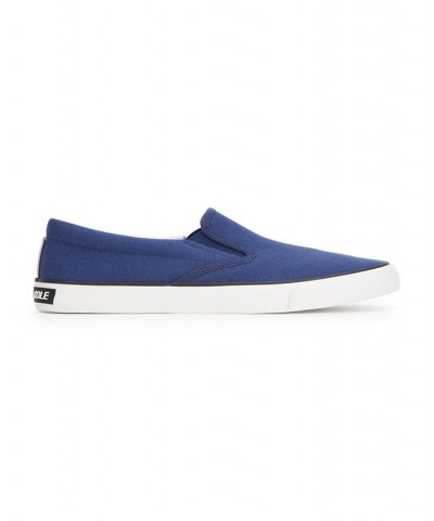 Women's The Run Slip-On Canvas Sneakers Blue $25.22 Shoes