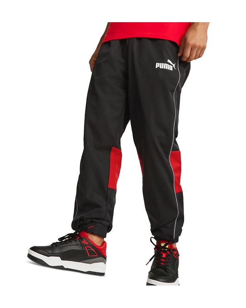 Men's Ferrari Race SDS Colorblocked Pants Black $41.80 Pants