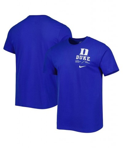 Men's Royal Duke Blue Devils Team Practice Performance T-shirt $17.28 T-Shirts