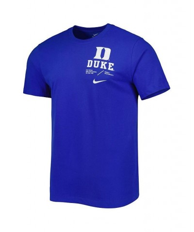 Men's Royal Duke Blue Devils Team Practice Performance T-shirt $17.28 T-Shirts