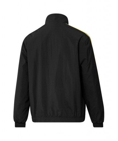 Men's Black and Yellow Columbus Crew 2023 On-Field Anthem Full-Zip Reversible Team Jacket $49.20 Jackets