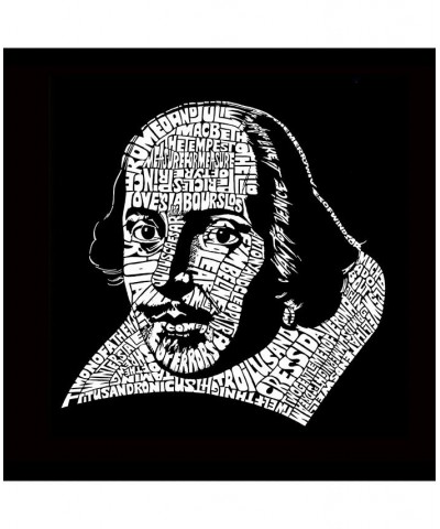 Men's Premium Word Art T-Shirt - Shakespeare Red $24.29 T-Shirts