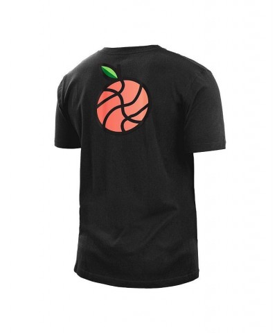 Men's Black Atlanta Hawks 2022/23 City Edition Brushed Jersey T-shirt $24.48 T-Shirts