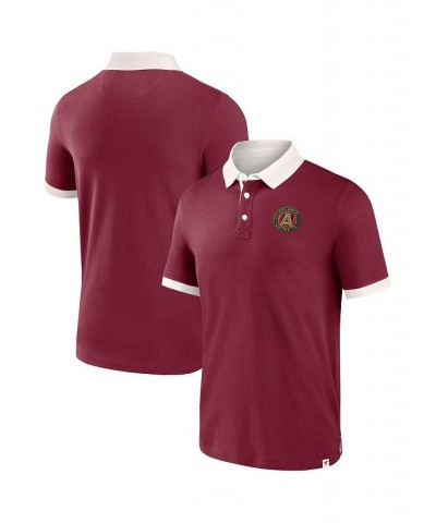 Men's Branded Red Atlanta United FC Second Period Polo Shirt $27.00 Polo Shirts