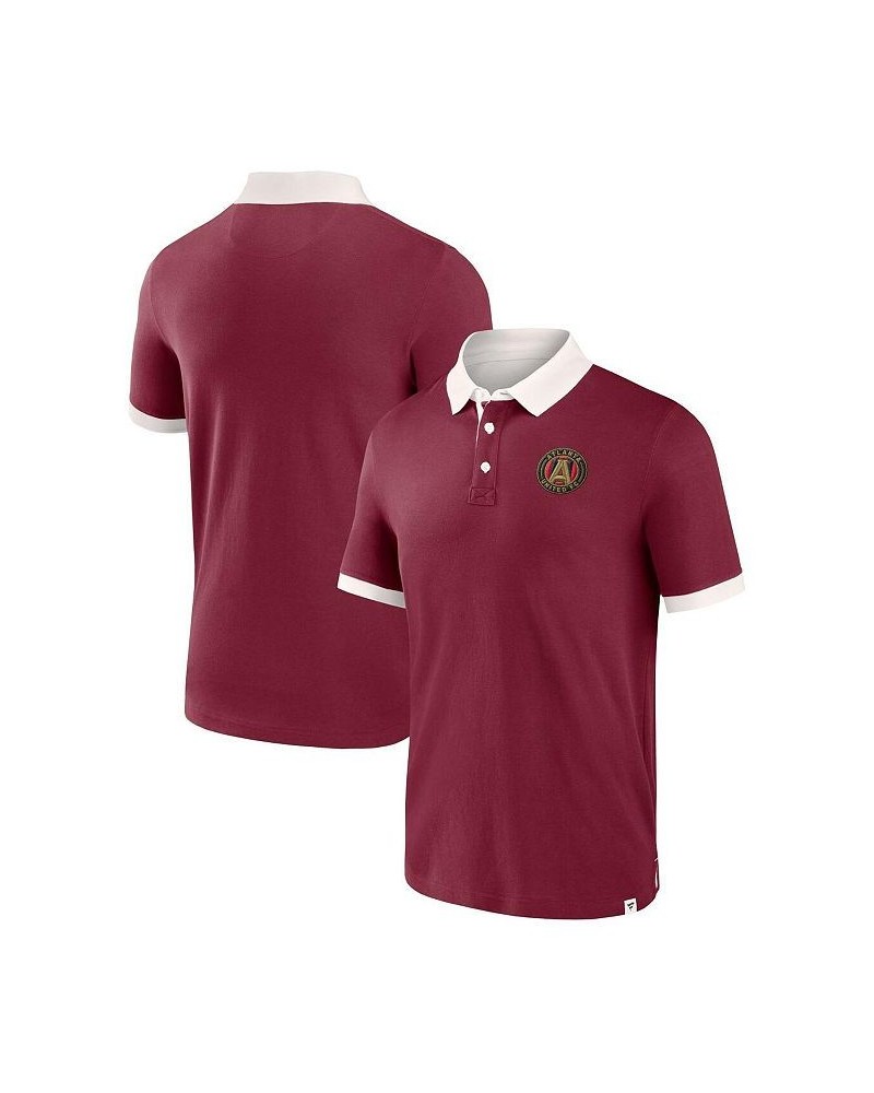 Men's Branded Red Atlanta United FC Second Period Polo Shirt $27.00 Polo Shirts