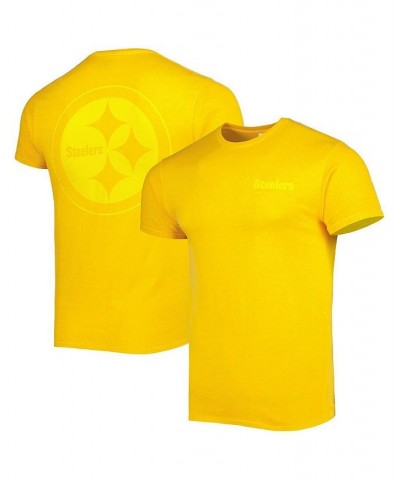 Men's Gold Pittsburgh Steelers Fast Track Tonal Highlight T-shirt $28.32 T-Shirts