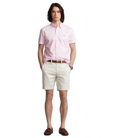 Men's Classic Fit Short Sleeve Oxford Shirt PD02 $42.50 Shirts