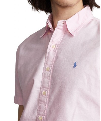 Men's Classic Fit Short Sleeve Oxford Shirt PD02 $42.50 Shirts