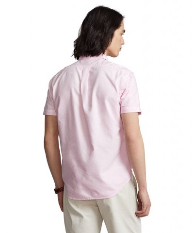 Men's Classic Fit Short Sleeve Oxford Shirt PD02 $42.50 Shirts