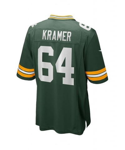 Men's Jerry Kramer Green Green Bay Packers Game Retired Player Jersey $38.52 Jersey