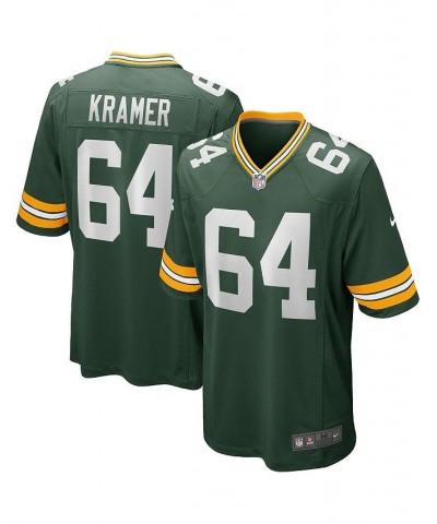 Men's Jerry Kramer Green Green Bay Packers Game Retired Player Jersey $38.52 Jersey