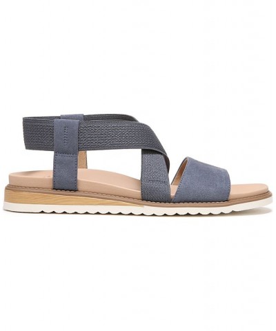 Women's Islander Ankle Strap Sandals Blue $37.80 Shoes