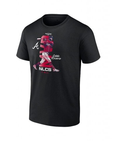 Men's Eddie Rosario Black Atlanta Braves 2021 National League Champions MVP T-shirt $16.20 T-Shirts