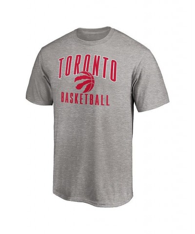 Men's Heathered Gray Toronto Raptors Game Legend T-shirt $11.25 T-Shirts