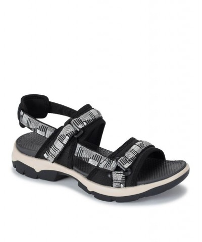 Lancer Ankle-Strap Sporty Sandals Black $46.75 Shoes