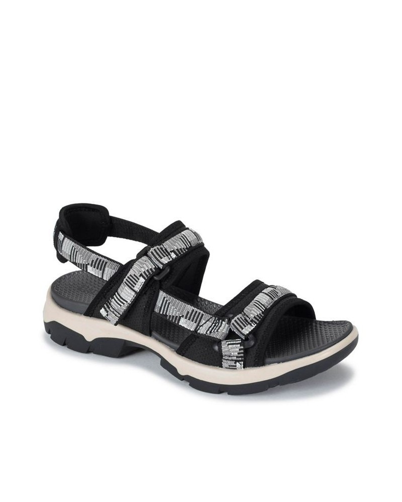 Lancer Ankle-Strap Sporty Sandals Black $46.75 Shoes