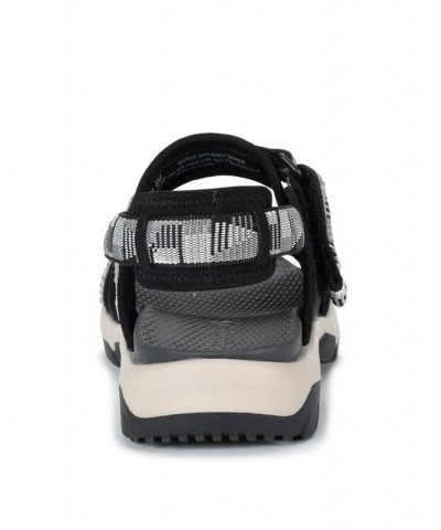 Lancer Ankle-Strap Sporty Sandals Black $46.75 Shoes