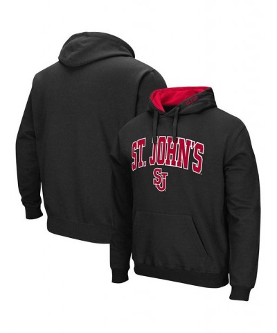 Men's Black St. Johns Red Storm Arch and Logo Pullover Hoodie $21.92 Sweatshirt