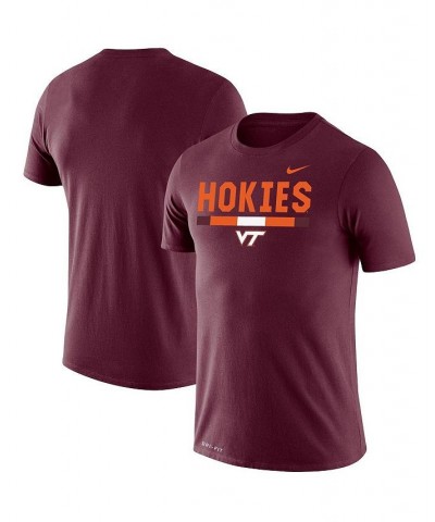 Men's Maroon Virginia Tech Hokies Team Dna Legend Performance T-shirt $21.00 T-Shirts