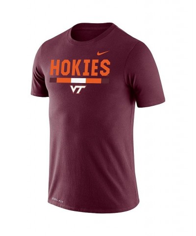 Men's Maroon Virginia Tech Hokies Team Dna Legend Performance T-shirt $21.00 T-Shirts