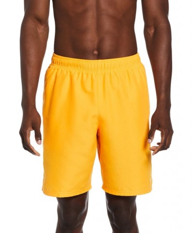 Men's Essential Lap Solid 9" Swim Trunks PD09 $20.24 Swimsuits