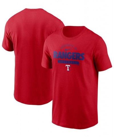 Men's Red Texas Rangers Primetime Property Of Practice T-shirt $18.00 T-Shirts