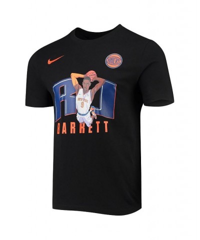 Men's RJ Barrett Black New York Knicks Hero Performance T-shirt $16.20 T-Shirts