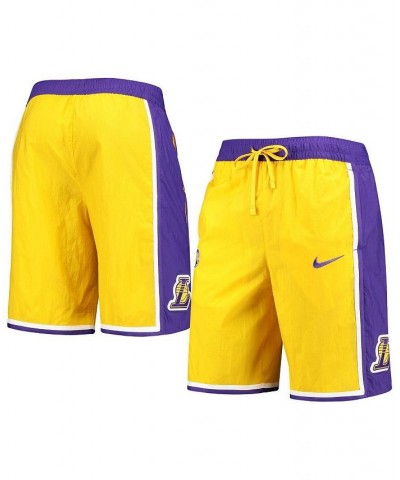 Men's Gold Los Angeles Lakers Courtside Heritage Shorts $34.97 Shorts