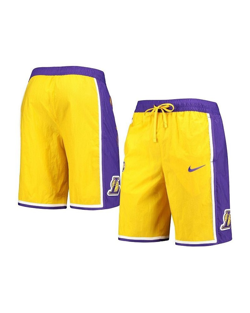 Men's Gold Los Angeles Lakers Courtside Heritage Shorts $34.97 Shorts