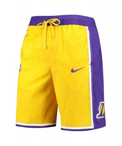 Men's Gold Los Angeles Lakers Courtside Heritage Shorts $34.97 Shorts