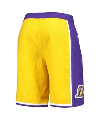 Men's Gold Los Angeles Lakers Courtside Heritage Shorts $34.97 Shorts