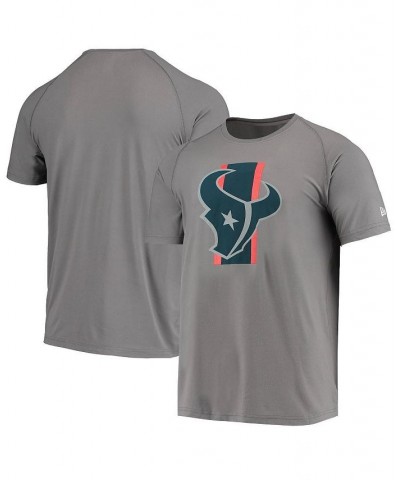 Men's Gray Houston Texans Training Camp Raglan T-shirt $26.39 T-Shirts