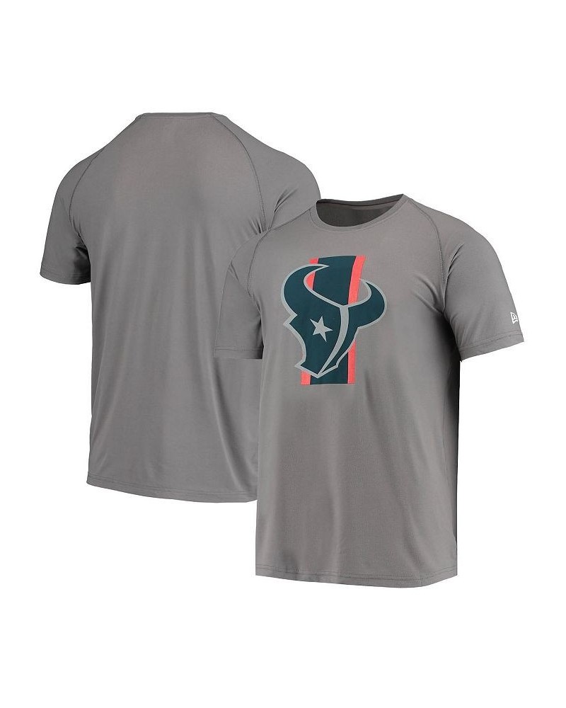 Men's Gray Houston Texans Training Camp Raglan T-shirt $26.39 T-Shirts