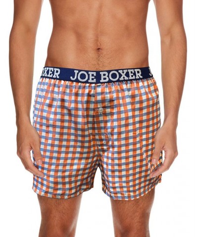 Men's Plaid Licky Woven Boxers, Pack of 3 $21.12 Underwear