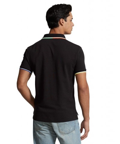 Men's Classic-Fit Mesh Polo Shirt Black $53.75 Polo Shirts